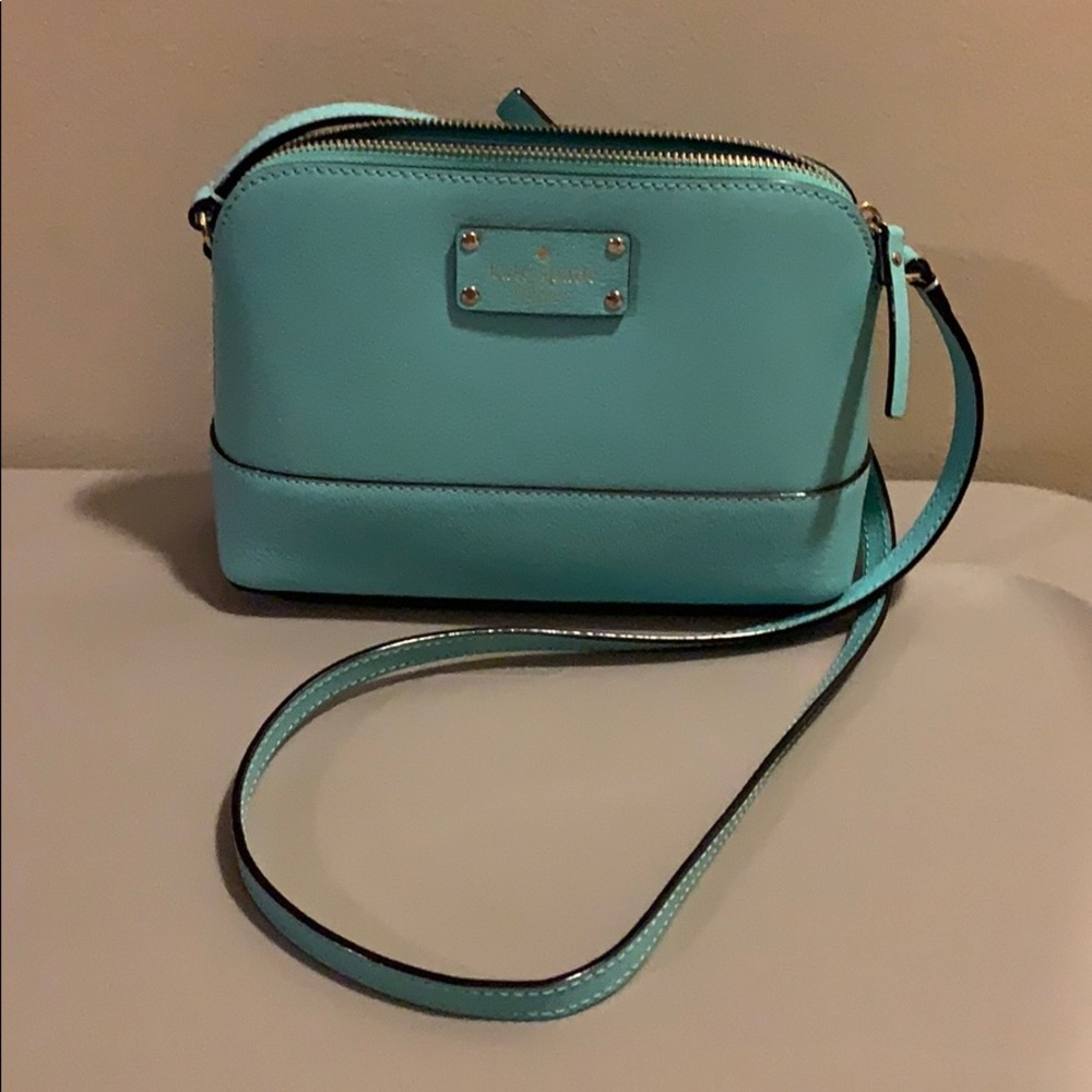 teal Kate spade purse